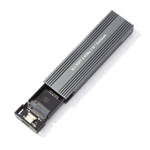 M.2 Toolfree Hard Drive Enclosure Supports Dualprotocol Sata/nvme
