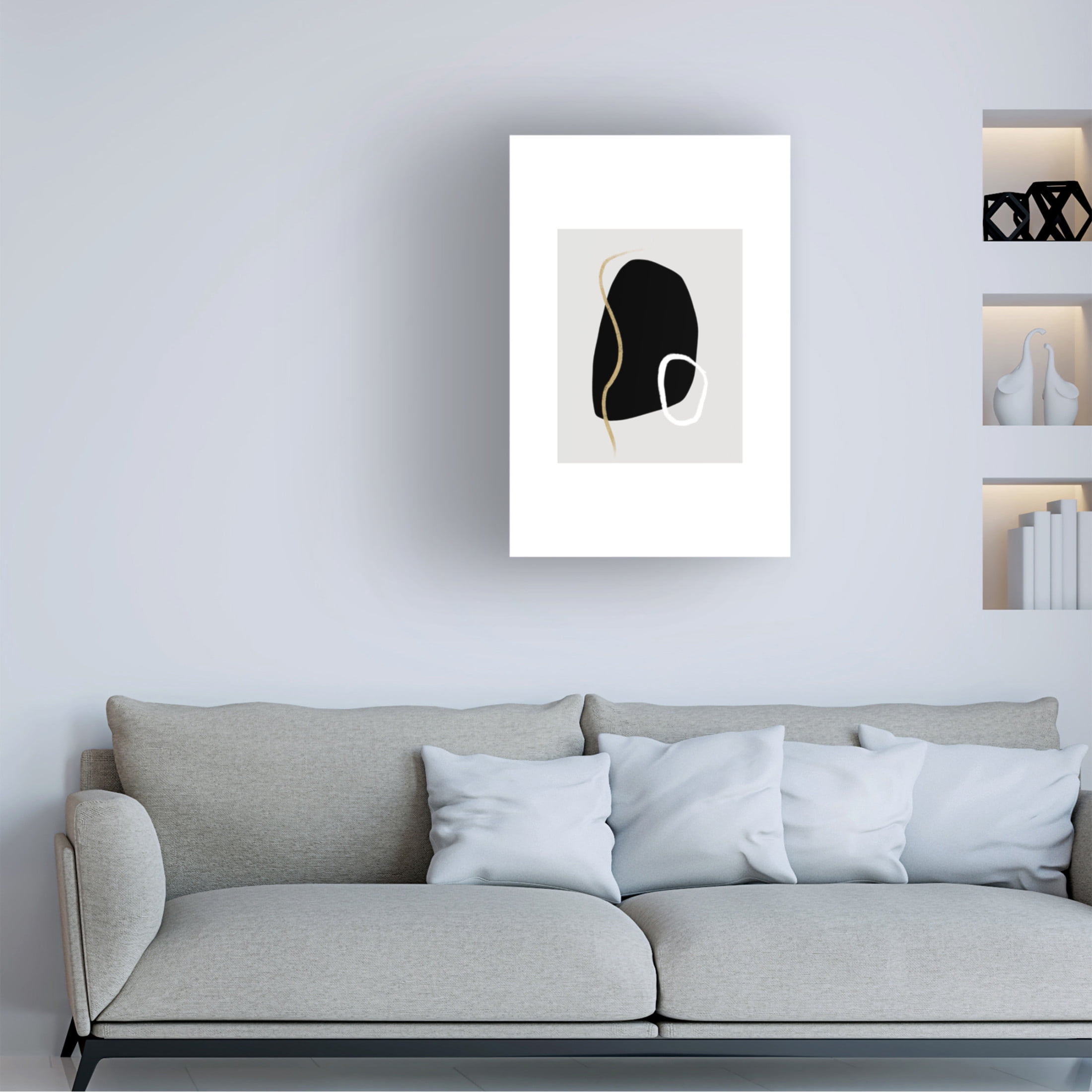 Trademark Fine Art uplusmestudio Thinking Of You Canvas Wall Art