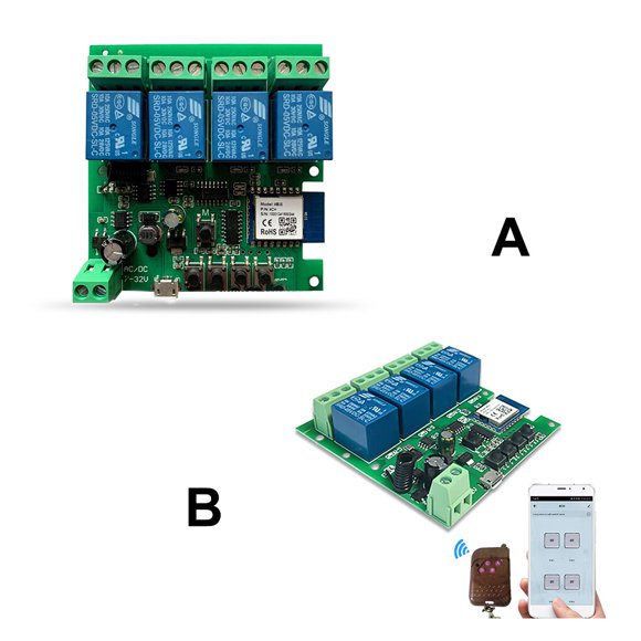 Maoww eweLink Smart WiFi Switch Module Receiver 4CH 5V 7V-32V 85V 220V 250V Home Switch