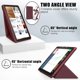 thumbnail image 2 of Funda protectora plegable ultradelgada de material cuero con solapa suave para Fire HD10 plus 2021 con ángulos de múltiple magnéticos rojo shamjiam Funda protectora para tableta, 2 of 7