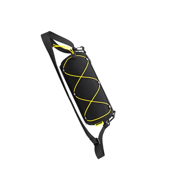 Eigraketly Bolsa para manillar de bicicletas Rhinowalk, bolsa de almacenamiento frontal para bicicleta de montaña, para deportes al aire libre, viajes, Ciclismo Negro Eigraketly OD028056-01