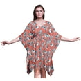 thumbnail image 1 of Bimba Robe de Plage Courte Kaftan Bikini Sortie de Plage Midi pour Femmes -TG-3X, 1 of 5