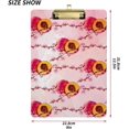 thumbnail image 3 of FMSHPON Watercolor Peach Clipboard Hardboard Wood Nursing Clip Board and Pull for Standard A4 Letter 13x9 inches, 3 of 7