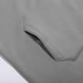 thumbnail image 2 of Balaclava Hoodie Relaxed Fit Wind Resistant Athletic Long Sleeve Sweatshirt Solid Color Men's Fashion Hoodies Sweatshirts, 2 of 9