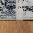 thumbnail image 3 of Luxe Weavers Abstract Modern Marble Area Rug, Indoor Carpet for Living Room 4x5 - Blue, 3 of 11
