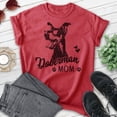 thumbnail image 2 of Doberman Mom T-shirt, Unisex Women's Shirt, Doberman Pinscher Owner, Best Dog Mom Gift, Heather Red, XX-Large, 2 of 6