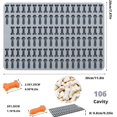 thumbnail image 2 of Chocolate Candy Molds, 106 Cavity Dog Bone&Cat Paw Shape Dog Treats Pan Silicone Molds Tray for Dog Biscuit Or Treat Candy(Bone&Paw), 2 of 4