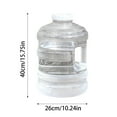 thumbnail image 3 of Camping Water Jug 5 Gallons with Faucet Transparent BPA Free Water Storage Container, Outdoor Water Tank with Handle for Hiking Sports Emergency Drinking Water Supply and Home Use, 3 of 5