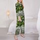 thumbnail image 3 of Fotbe Nature Hand Daisies Art Conjunto de Pijama de Manga Larga para Mujer con Estampado, Ropa de Dormir de 2 Piezas, Conjunto de Casa Suave y Cómodo con Bolsillos-Medium, 3 of 7