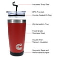 thumbnail image 3 of Cummins CMN34734 Red Stainless Steel 20oz Travel Mug/Tumbler, 3 of 5