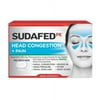 Sudafed PE Head Congestion Plus Pain Caplets, 20 Ea, 2 Pack