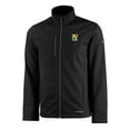 thumbnail image 2 of Men's Cutter & Buck  Black Xavier University of Louisiana Gold Rush Evoke Eco Softshell Recycled Full-Zip Jacket, 2 of 3
