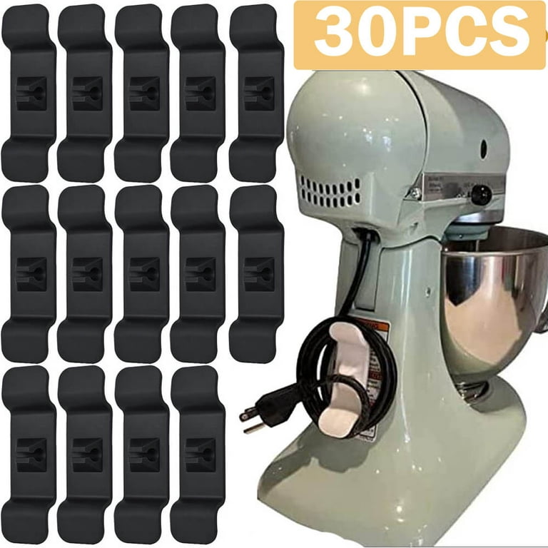 30 Pack Cord Organizer for Kitchen Appliances, Kitchen Mixer Cable