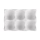thumbnail image 1 of Huevera de cerámica antideslizante con 6 rejillas para refrigerador, a prueba de golpes (blanca), 1 of 5
