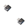 thumbnail image 1 of Lector de tarjetas de memoria TF Methold Mini cámara USB 3.1 Adaptador OTG Tipo C Negro, 1 of 6