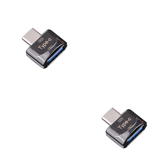 Lector de tarjetas de memoria TF Methold Mini cámara USB 3.1 Adaptador OTG Tipo C Negro
