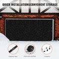thumbnail image 5 of VEVOR Garage Door Screen for Winter 18.3 x 7.15 ft Garage Door Insulation Kit - VEVOR Garage Door Screen for Winter 18.3 x 7.15 ft Garage Door Insulation Kit, 5 of 10