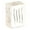 White, variant on Wall Mount Utensil Holder Hanging Storage Organizer With Hooks Chopsticks Holder Cutlery Silverware Holder Storage Caddy For Forks Spoons Towel, 4.92×2.59×3.34 inch, White