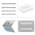thumbnail image 5 of Mosiso Case for MacBook Air 13.6 inch 2025-2022 M4 A3240 M3 A3113 M2 A2681, Hard Shell&Keyboard Cover&Screen Protector&Type C Adapter 2 Pack, Frost, 5 of 6