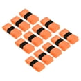 thumbnail image 1 of Unique Bargains 43.3' Absorb Sweat Non-Slip PU Tennis Racket Overgrip Tape Wraps Orange 12 Pack, 1 of 6