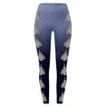 thumbnail image 2 of WILLBEST Leggings de Yoga para Mujer, Cintura Alta, Suaves, Elásticos, Cómodos, con Estampado Navideño Y Diseño de Bloques de Color 1959 Chica, 2 of 4