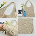 thumbnail image 2 of Kukuzhu Women Crochet Mesh Beach Tote Bag Summer Beach Bag Aesthetic Crochet Bags Shoulder Handbags Hollow Knit Hobo Bag, 2 of 7