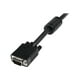 StarTech.com 6 ft (VGA) Coax Vidéo Câble Haute Résolution VGA - HD15 à HD15 M/M - Câble HD15 à HD15 de 6 Pieds (MXT101MMHQ) - Câble VGA - HD-15 (M) à HD-15 (VGA) (M) - 6 ft - Moulé - Noir - pour P/N: CDP2DPVGA, Cdp2dpvf – image 2 sur 6