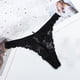 thumbnail image 3 of Gibobby Traje de Uniforme Ropa interior Bragas Lencería Transpirable Calzoncillos Mujeres Sexy Transparente Encaje Tangas Íntimos(Negro, XL), 3 of 3