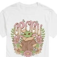 thumbnail image 3 of Star Wars - The Mandalorian Grogu Floral - Men's Short Sleeve Graphic T-Shirt, 3 of 5