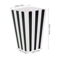 thumbnail image 4 of TOYMYTOY Boîtes à Maïs Soufflé, Contenants en Carton pour Fête, 24 Pcs (Noir), 4 of 10