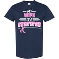 thumbnail image 3 of Inktastic My Wife is a Survivor Breast Cancer Awareness T-Shirt, 3 of 5