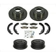 thumbnail image 6 of Front Disc Rotors Brake Pads & Rear Brake Drums & Shoes Fits 01-06 Jeep Wrangler, 6 of 7