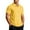 Jaune Terreux_01, variante sur Nokdvo Chemises de Golf pour Hommes en Sherpa à Col à Revers, Boutonnées, Couleur Unie, Chandails à Enfiler, Printemps Été, Décontracté, Manches Courtes, Polo Ample, Noir 3TG