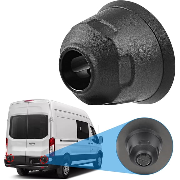 Rear Cargo Door Bumper Magnet Cover for 2015-2019 Ford Transit, Transit Accessroies Replace for BK3Z-16758-C