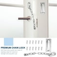 thumbnail image 3 of PAMINGONO Stainless Steel Security Chain Door Chain Lock Stainless Steel Front Doors 2Pcs, 3 of 11