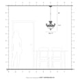 thumbnail image 6 of Livex Lighting Villa Verona 3 Light Verona Bronze Chain Hang/Ceiling Mount, 6 of 21