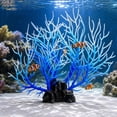 thumbnail image 4 of Aquarium Fake Sea Branch Soft Plastic with Base, Realistic Flexible Coral Reef Decoration for Saltwater Tank, Safe Gentle Hideout for Fish Shrimp Betta Aquascaping, 4 of 7