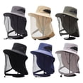thumbnail image 7 of Mosquito Head Net Hat Wide Brim Insect Protection Hat Breathable Sun Hat for Fishing Gardening Hiking Camping, 7 of 7