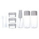 thumbnail image 4 of Juego de 8 Uds de botellas de aseo, juego de botellas cosméticas recargables a prueba de fugas, transparentes y vacías, para loción, crema líquida, 4 of 8