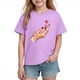 thumbnail image 1 of Blusas y camisas de manga corta con cuello redondo para niños y niñas, camisetas gráficas de manga corta, blusas con estampados bonitos para la temporada escolar., 1 of 8