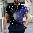 thumbnail image 5 of EQWLJWE Men's Crewneck T-Shirt Men's Unisex Daily T Shirt 3D Print Graphic Prints Animal Print Long Sleeve Tops Casual Bloue, 5 of 5