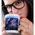 thumbnail image 2 of Gray Whale Calf In San Ignacio Lagoon Eschrinchtius Robustus In Baja California, Mexico, 11oz Two-Tone Red Mug, 2 of 7
