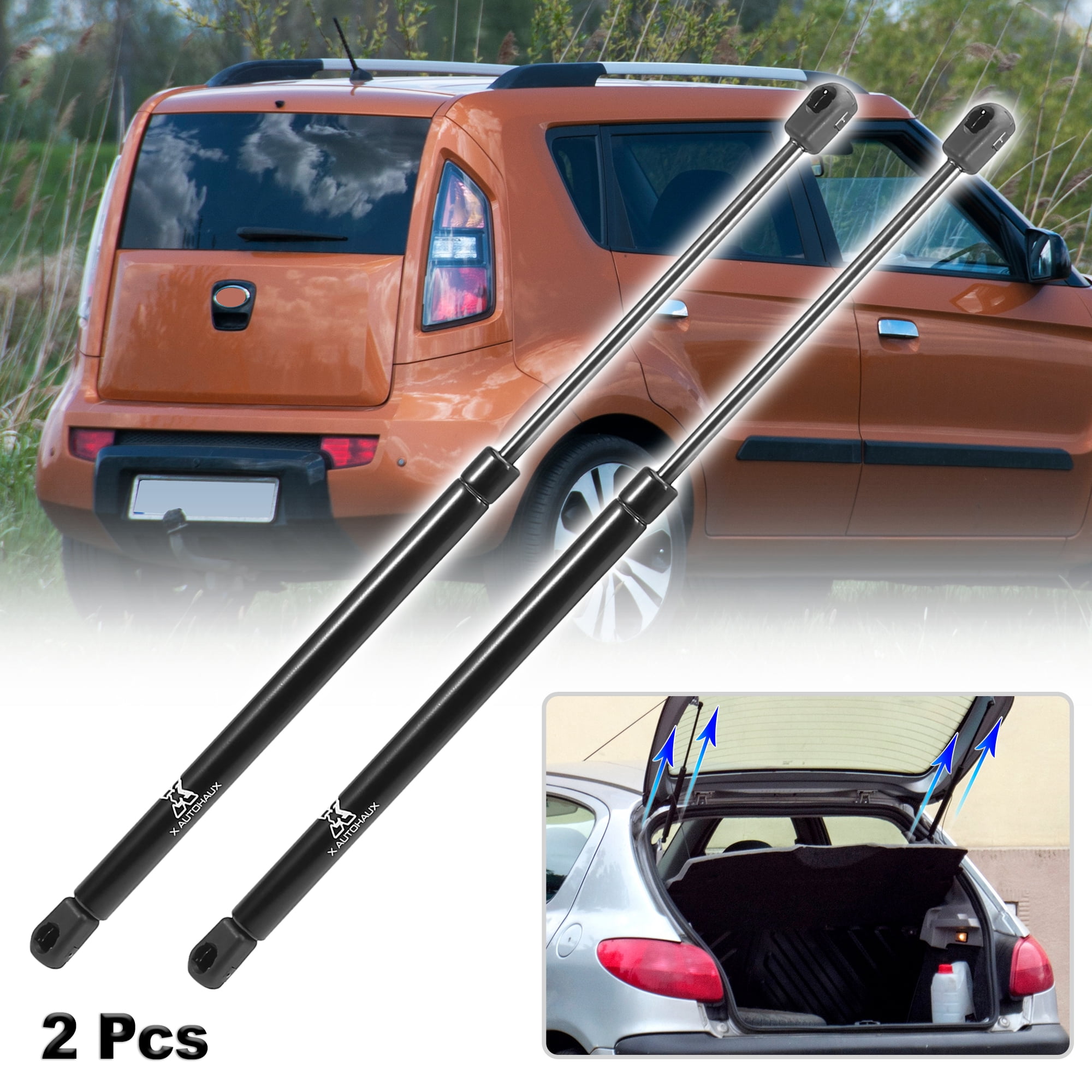 Unique Bargains 2Pcs Rear Trunk Lift Supports Struts Shocks for Kia Soul 2010-2013