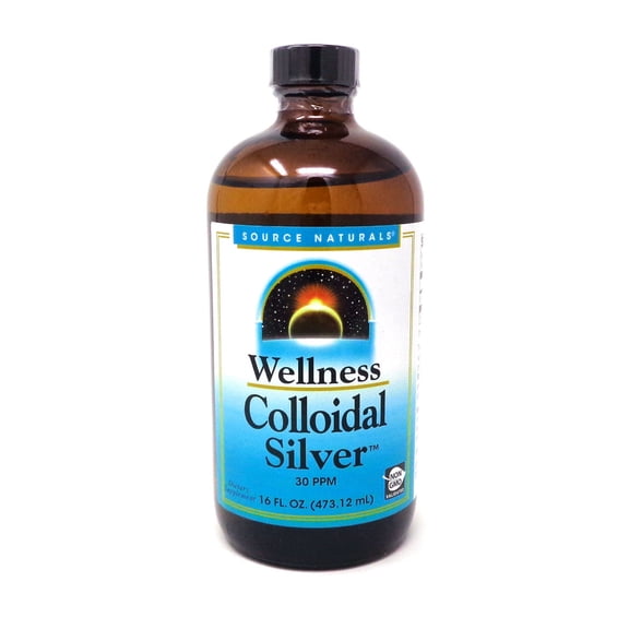 Source Naturals, Inc. Wellness Colloidal Silver 30 ppm 16 oz Liquid