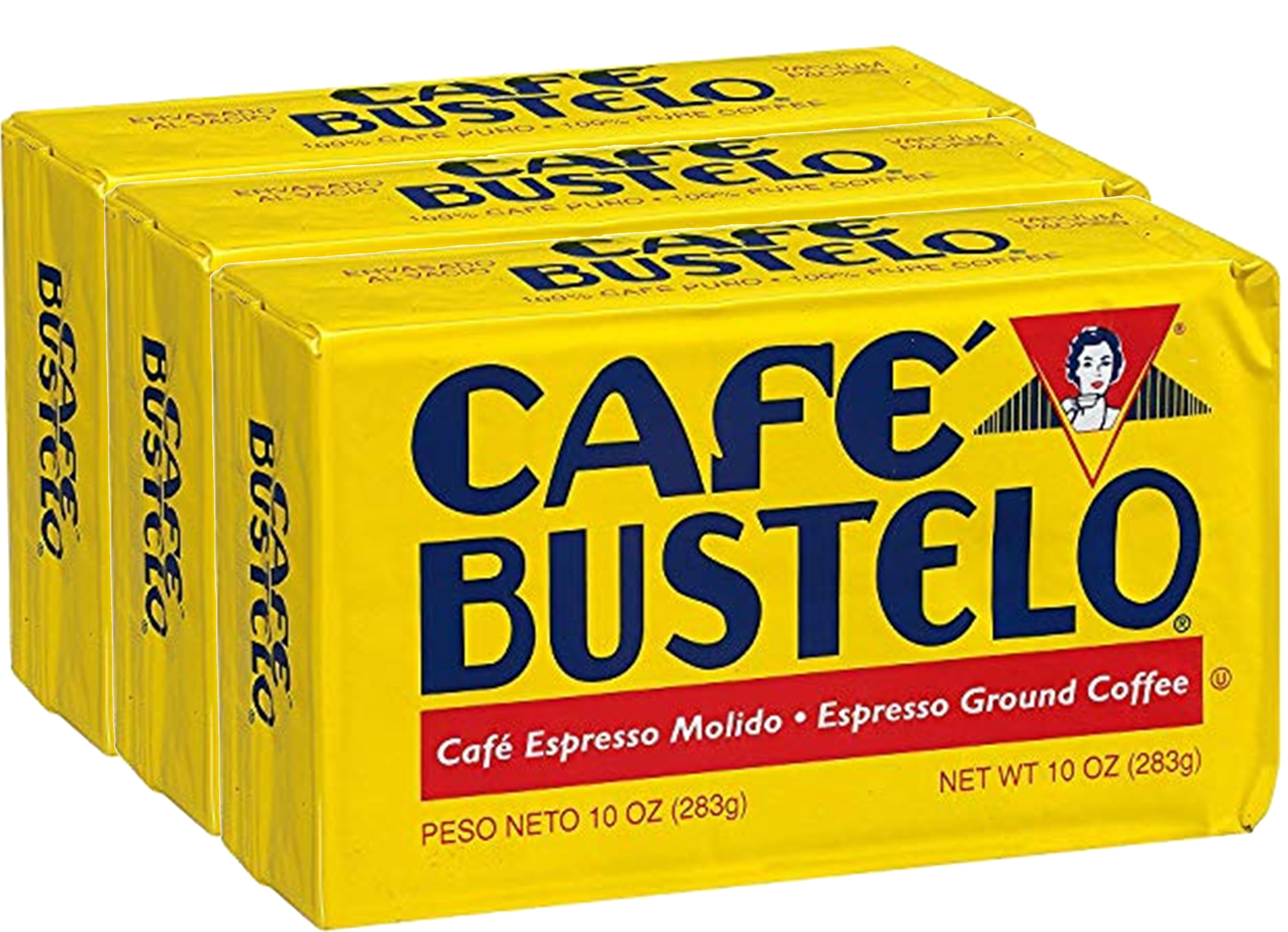 Cafe Bustelo Espresso Ground Coffee, 10 Ounce (Pack Of 3)