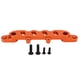 thumbnail image 1 of Soporte de montaje de carcasa de carrocería delantera, rendimiento estable, soporte de carcasa de carrocería frontal RC para SCX6 para JEEP JLU WRANG LER 1/6 RC Car naranja, 1 of 10