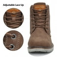 thumbnail image 6 of Mishansha Women Men Winter Snow Boots Warm Lining Anti Slip Water Resistant ,Brown 9.5W/8M, 6 of 8
