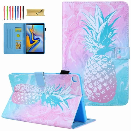 For Galaxy Tab A 10.1 Inch Tablet 2019 SM-T510/T515, Dteck Patterned PU Leather Magnetic Flip Wallet Stand Case Cover,