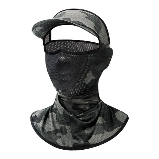 Máscara de protección solar, ciclismo al aire libre de verano, pesca, anti-ultravioleta, sombrero de copa vacío de una pieza, protector de cuello, máscara facial MFZFUKR BST3051141-2