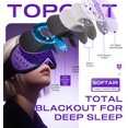 thumbnail image 2 of Antifaz para dormir TOPOINT Bluetooth 5.4 con gel refrescante y peso, 2 of 9